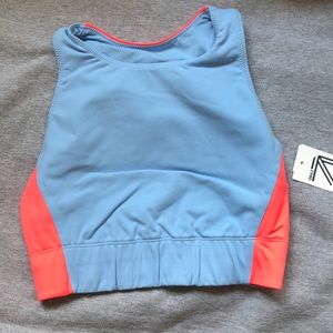 New Balance x J.Crew high neck crop bra, S